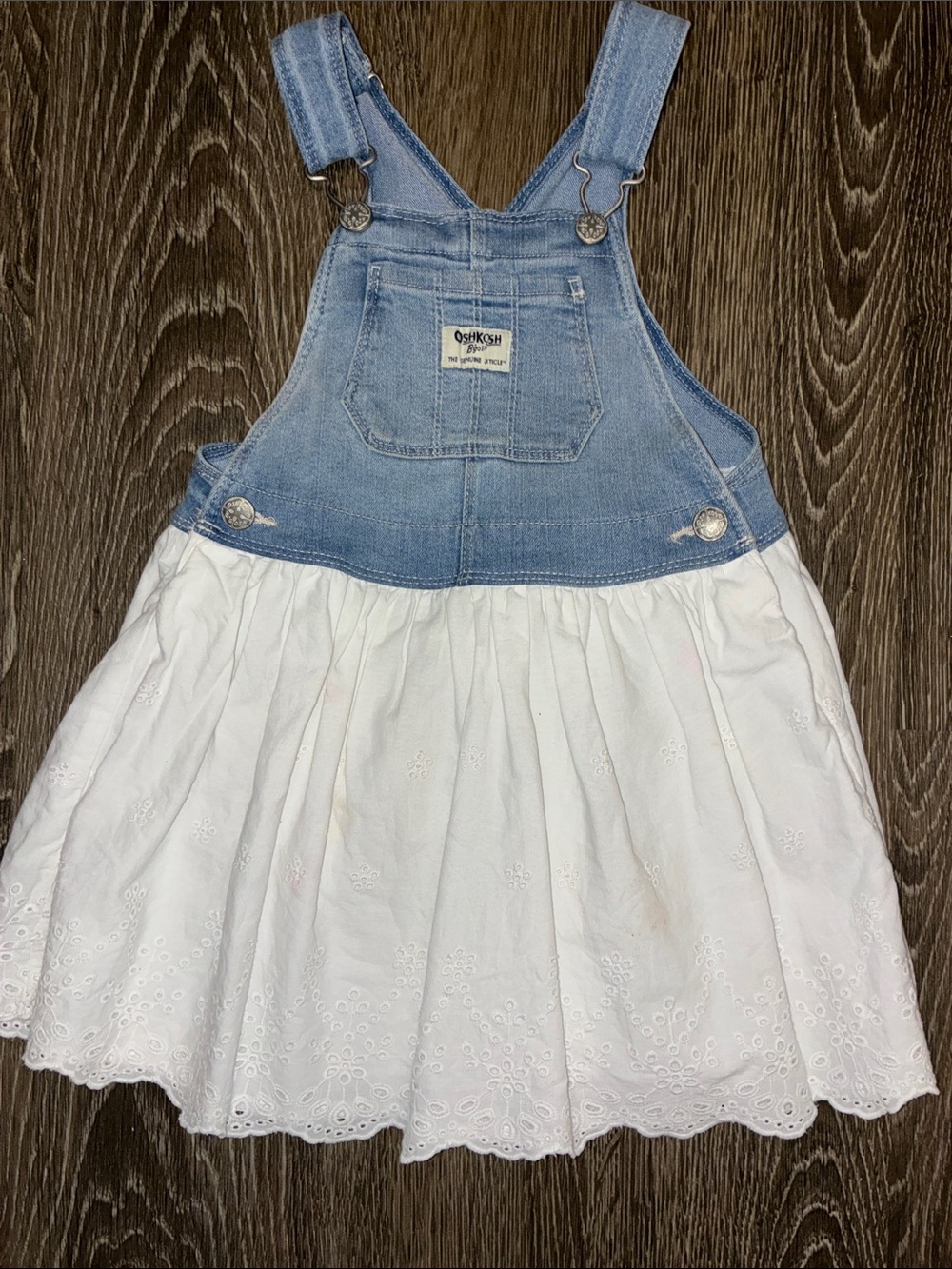OshKosh B'gosh dress Overalls 4T